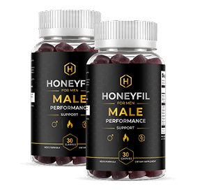 HoneyFil men's vitality gummy bottles